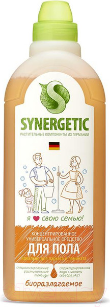 Изображение товара Универсальное чистящее средство Synergetic Универсальное биоразлагаемое для различных поверхностей (1л)