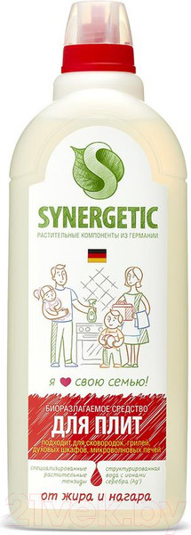 Изображение товара Чистящее средство для кухни Synergetic Биоразлагаемое для удаления жира и нагара (1л)