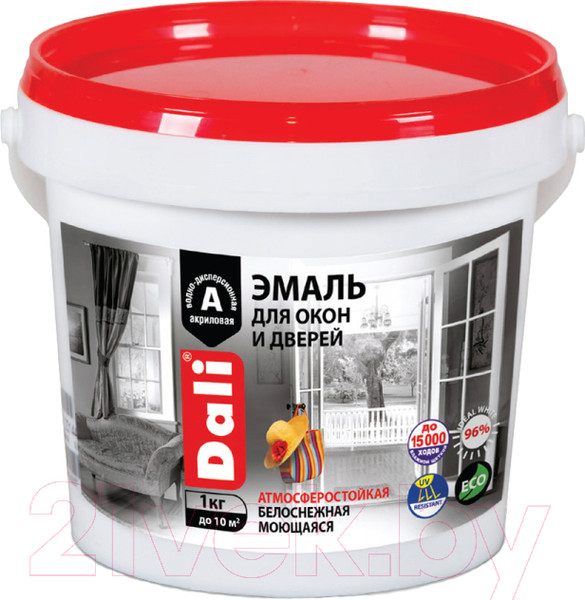 Изображение товара Эмаль DALI Для окон и дверей (1кг)