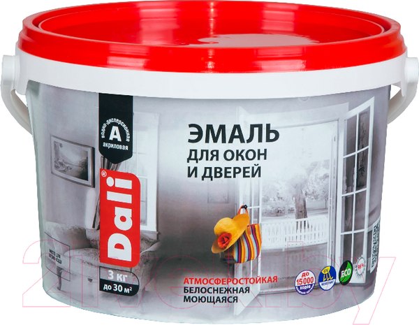 Изображение товара Эмаль DALI Для окон и дверей (3кг)