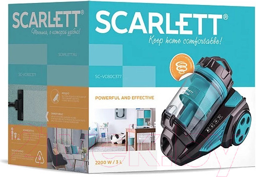 Изображение товара Пылесос Scarlett SC-VC80C377 (коричневый)
