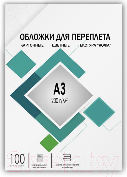 Изображение товара Обложки для переплета Гелеос А3 / CCA3W, под кожу
