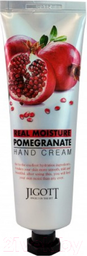 Изображение товара Крем для рук Jigott Real Moisture с экстрактом граната (100мл)