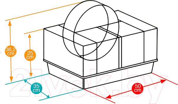 Изображение товара Клетка для грызунов Ferplast Coney Island / 57003070