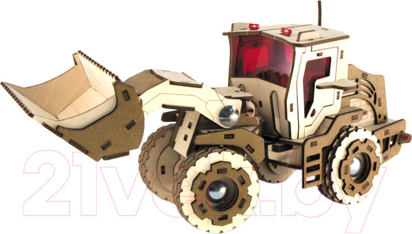 Изображение товара Погрузчик игрушечный Woody Спецтехника. Фронтальный погрузчик / 02635