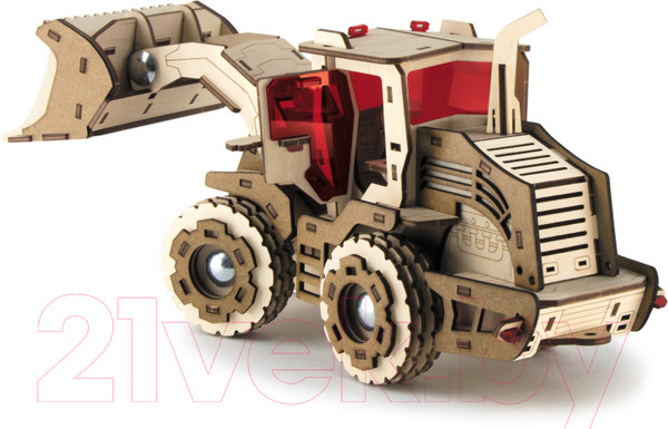 Изображение товара Погрузчик игрушечный Woody Спецтехника. Фронтальный погрузчик / 02635