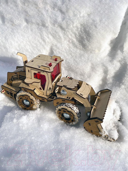 Изображение товара Погрузчик игрушечный Woody Спецтехника. Фронтальный погрузчик / 02635