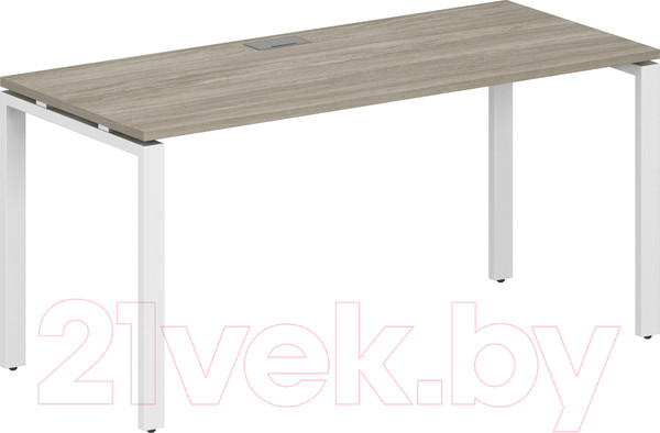 Изображение товара Письменный стол Norden 160x80x75 / SG.209.OL.44.WH (белый/дуб светлый)