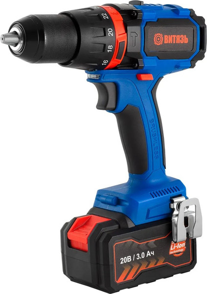 Изображение товара Аккумуляторная дрель-шуруповерт ВИТЯЗЬ ДА-424-2