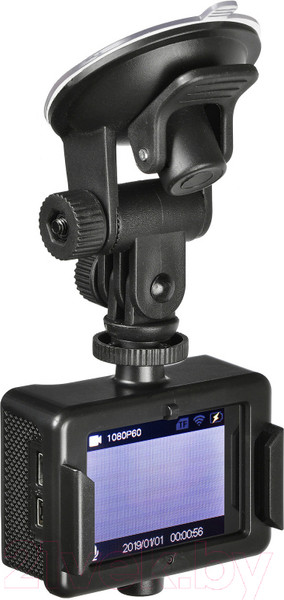 Изображение товара Автомобильный видеорегистратор Digma FreeDrive Action 4K WiFi (черный)