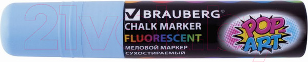Изображение товара Маркер меловой Brauberg Pop-Art / 151543 (голубой)