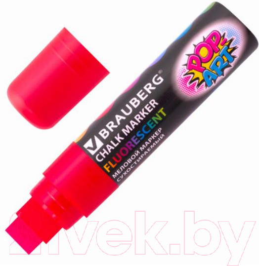Изображение товара Маркер меловой Brauberg Pop-Art / 151539 (красный)