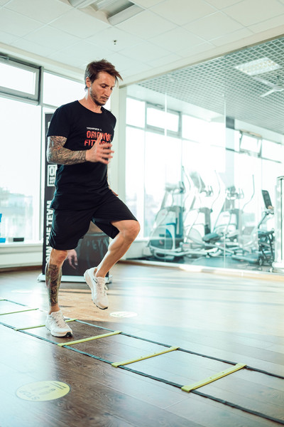 Изображение товара Координационная лестница Original FitTools FT-AG-LADD (серый/салатовый)