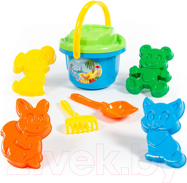 Изображение товара Набор игрушек для песочницы Полесье №195 / 8945