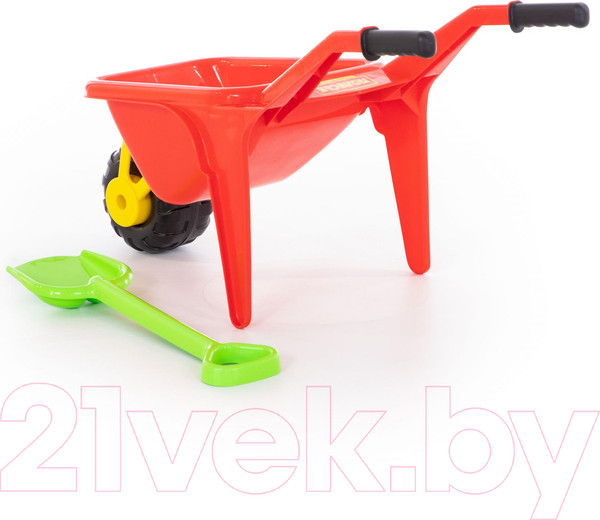Изображение товара Тачка игрушечная Полесье Садовод + большая лопата / 6288