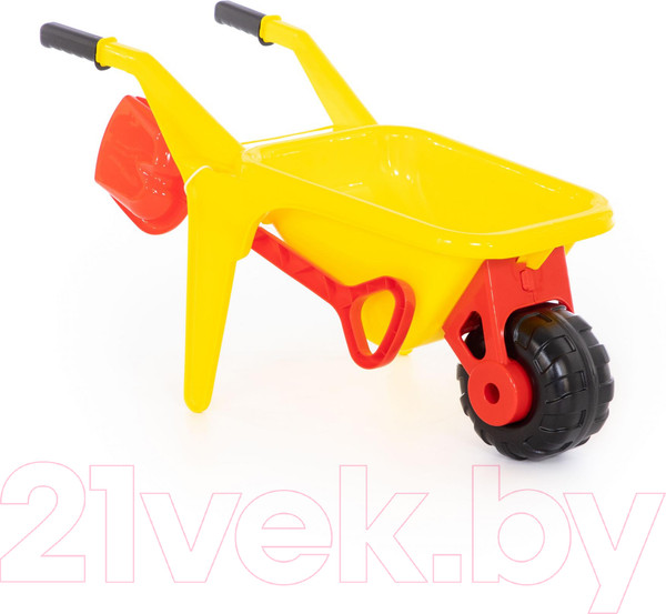 Изображение товара Тачка игрушечная Полесье Садовод + большая лопата / 6288