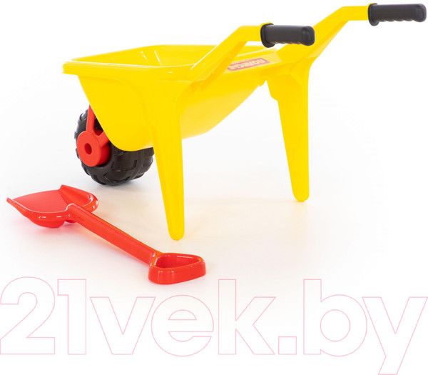 Изображение товара Тачка игрушечная Полесье Садовод + большая лопата / 6288