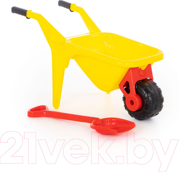 Изображение товара Тачка игрушечная Полесье Садовод + большая лопата / 6288