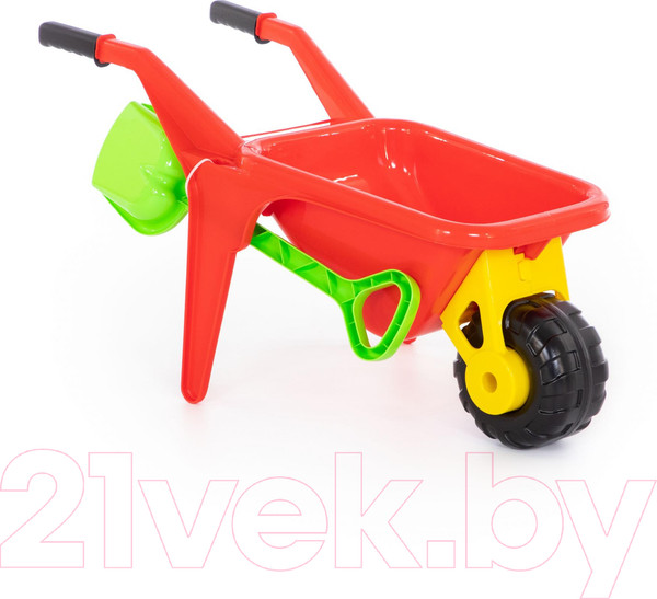 Изображение товара Тачка игрушечная Полесье Садовод + большая лопата / 6288