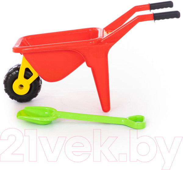 Изображение товара Тачка игрушечная Полесье Садовод + большая лопата / 6288