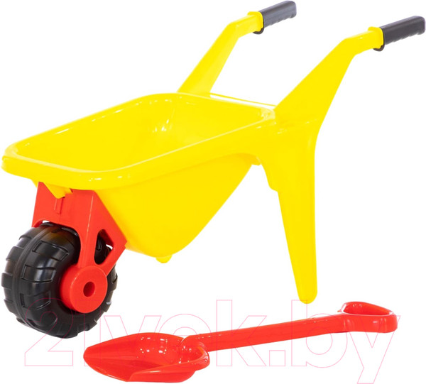 Изображение товара Тачка игрушечная Полесье Садовод + большая лопата / 6288