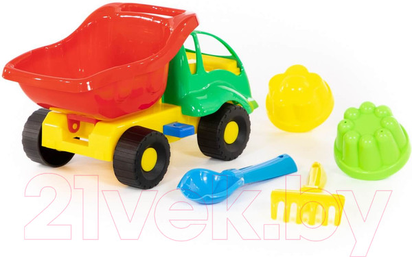 Изображение товара Набор игрушек для песочницы Полесье Самосвал Муравей №58 / 3317