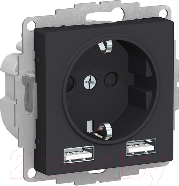 Изображение товара Розетка Systeme (Schneider) Electric AtlasDesign ATN001030