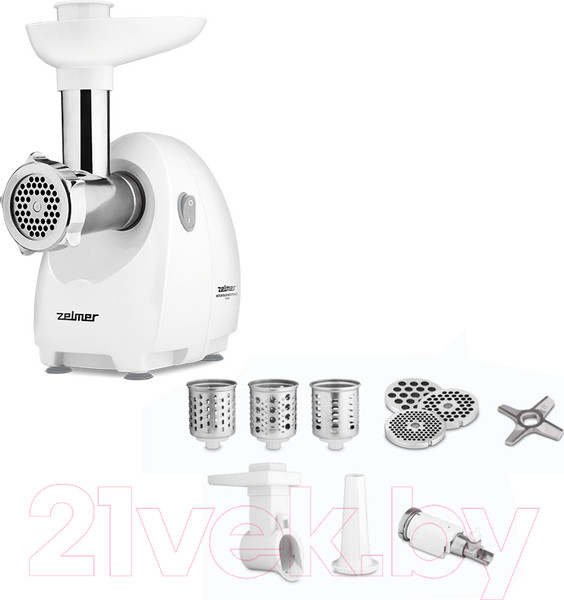 Изображение товара Мясорубка электрическая Zelmer ZMM4055B (белый)