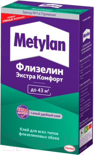 Изображение товара Клей для обоев Metylan Флизелин Экстра Комфорт (300г)