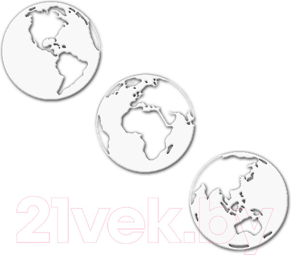 Изображение товара Декор настенный Arthata Земной шар 90x105-V / 036-3 (белый)