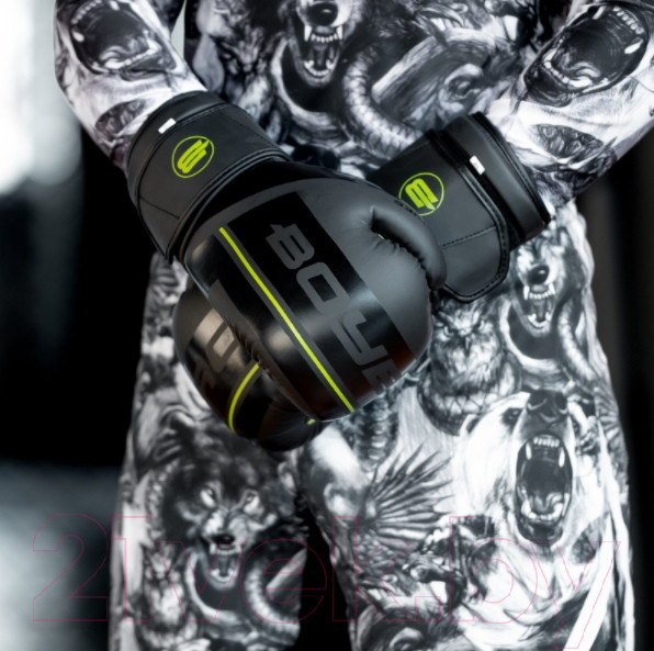 Изображение товара Боксерские перчатки BoyBo B-Series (16oz, зеленый)