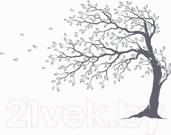 Изображение товара Фотообои листовые Citydecor Дерево акварель (300x254)