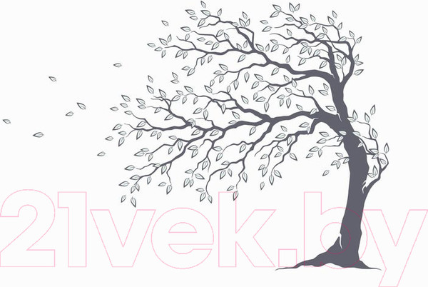 Изображение товара Фотообои листовые Citydecor Дерево акварель (400x254)