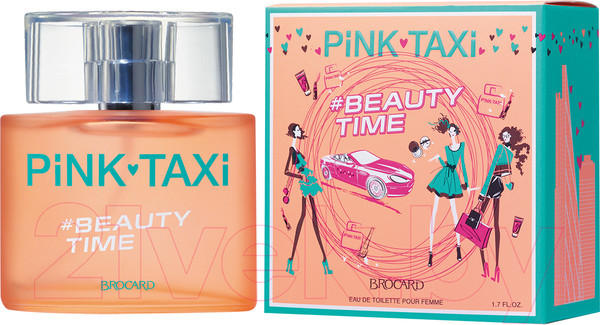 Изображение товара Туалетная вода Brocard Pink Taxi Beauty Time for Women (50мл)