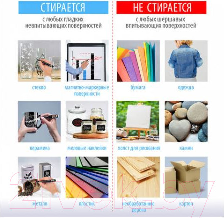 Изображение товара Набор маркеров Brauberg Pop-Art / 151536 (6шт)