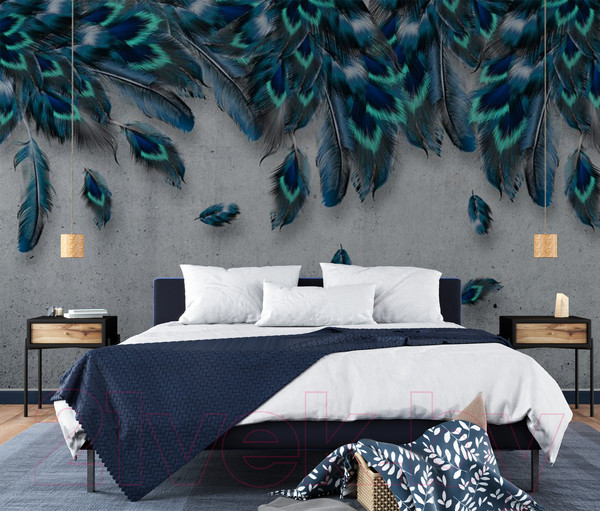 Изображение товара Фотообои листовые Citydecor Перышки 2 (400x254)