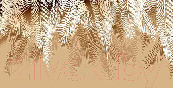Изображение товара Фотообои листовые Citydecor Пальмовые листья 2 (500x254)