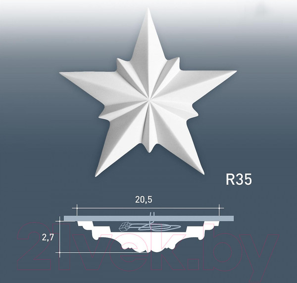 Изображение товара Розетка потолочная Orac Decor R35