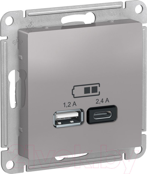 Изображение товара Розетка Systeme (Schneider) Electric AtlasDesign ATN000339