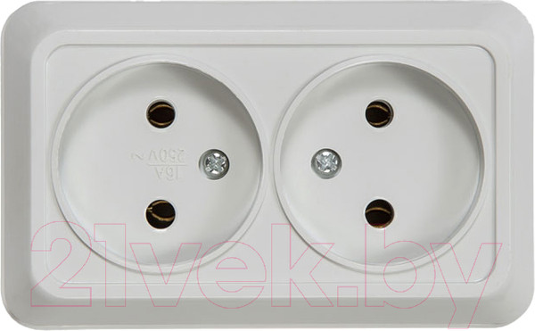 Изображение товара Розетка INhome Bolleto 7102 / 4680005959822 (белый)