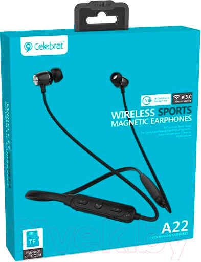 Изображение товара Беспроводные наушники Celebrat A22 (черный)
