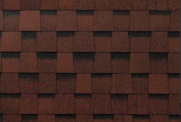 Изображение товара Черепица Технониколь Shinglas Фазенда Красный (упаковка)