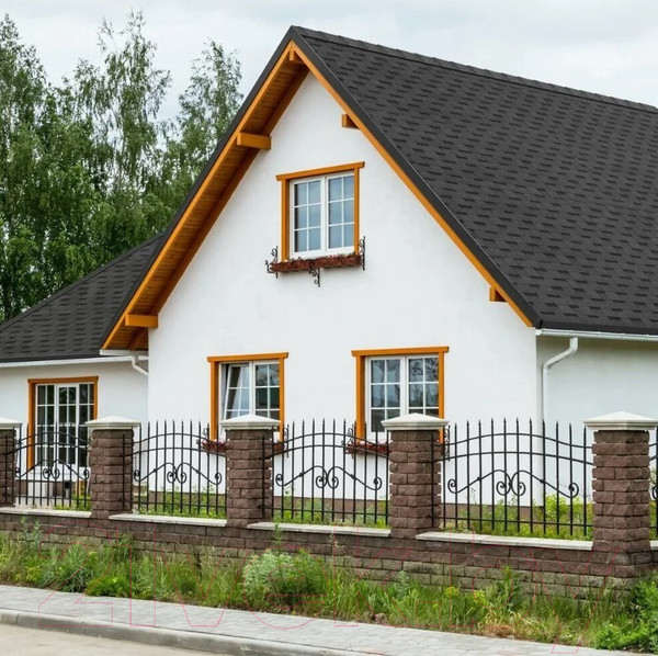 Изображение товара Черепица Технониколь Shinglas Фазенда Серый (упаковка)