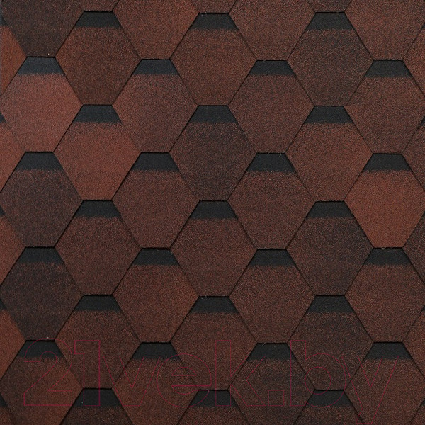 Изображение товара Черепица Технониколь Shinglas Оптима Соната Красный (упаковка)