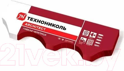 Изображение товара Черепица Технониколь Shinglas Финская Соната Зеленый (упаковка)