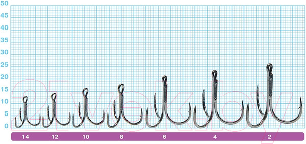 Изображение товара Набор крючков рыболовных Owner STN-36BC №10 / 51621-011-10 (8шт)