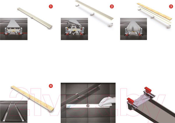 Изображение товара Трап для душа Berges С1 Norma 900 / 090140