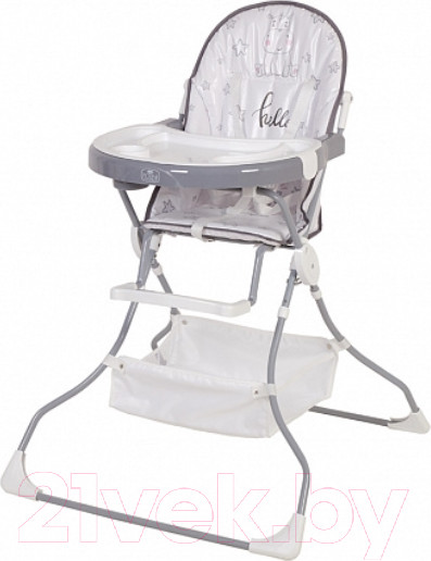 Изображение товара Стульчик для кормления Polini Kids 252 Бегемотик / 0002354-03 (серый)