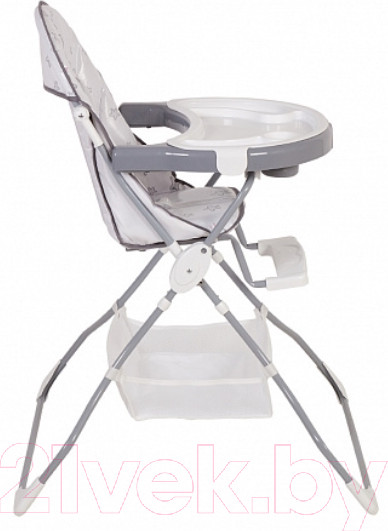 Изображение товара Стульчик для кормления Polini Kids 252 Бегемотик / 0002354-03 (серый)