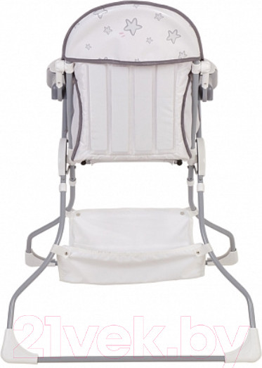 Изображение товара Стульчик для кормления Polini Kids 252 Бегемотик / 0002354-03 (серый)